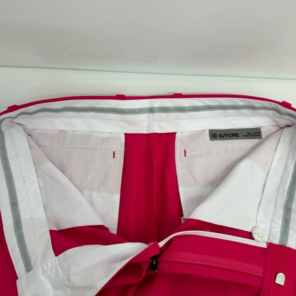 G Fore Golf Pants Men’s 32x32 Pink Five Pocket Golf - Picture 3 of 10